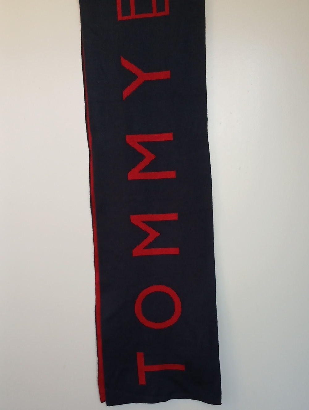 Tommy Hilfiger Scarf Unisex Red and Blue
